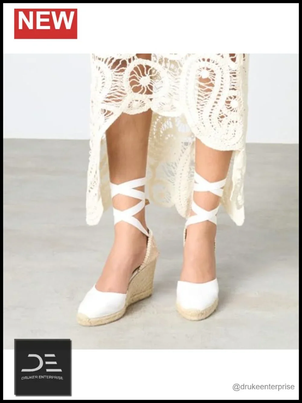 Canvas Wedge Espadrilles with Braided Jute Midsole, 4.25in Heel